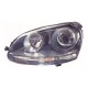 Volkswagen Golf 2003-2009 Black Inner Xenon Head Lamp Unit Passenger Side